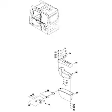 SCREW - Блок «CONSOLE ASSEMBLY-LH 34C1707 002»  (номер на схеме: 01)