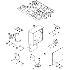 SCREW - Блок «CONTROL BOX ASSEMBLY 46C6273 003»  (номер на схеме: 18)