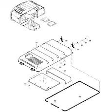 FASTENER - Блок «ENGINE HOOD 48C1936 002»  (номер на схеме: 03)