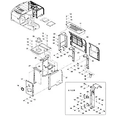 BRACKET-LH - Блок «ENGINE HOOD ASSEMBLY 44Y0057 001»  (номер на схеме: 33)