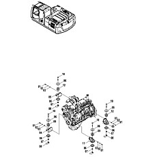 ENGINE SUPPORT (C) 40C3479