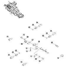 CLIP - Блок «FRAME WIRING ASSEMBLY (F) 46C9369»  (номер на схеме: 8)