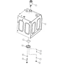 STRAINER - Блок «FUEL TANK 21C0616 001»  (номер на схеме: 9)