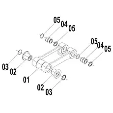 T-SLEEVE T - Блок «LINK 43C1585 001»  (номер на схеме: 02)