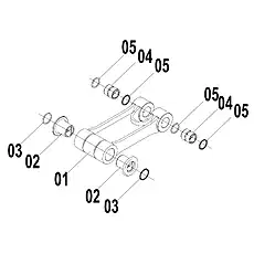 BUSHING - Блок «LINK 43C3737 000»  (номер на схеме: 4)