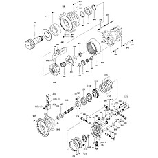 SWING MOTOR & REDUCTION GEAR 11C0587 003