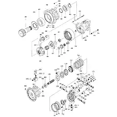 PIN - Блок «SWING MOTOR & REDUCTION GEAR 11C0587 003»  (номер на схеме: 451)