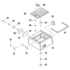 HOUSING - Блок «TOOL KIT 27C0494 001»  (номер на схеме: 12)