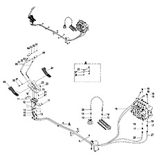 TRAVEL FUNCTION PILOT CIRCUIT (C) 12E0255