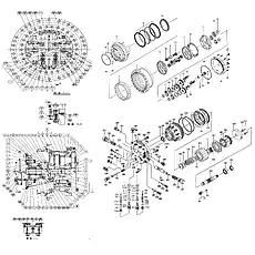 SPOOL - Блок «TRAVEL MOTOR & REDUCTION GEAR 11C0887 000»  (номер на схеме: 363)