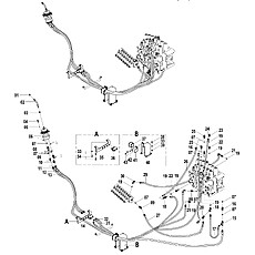 UPPER STRUCTURE PILOT CIRCUIT (LH) (A) 12Y0020