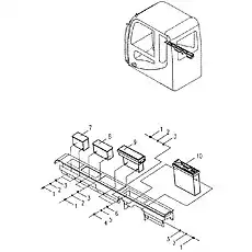 Шайба 5 - Блок «Электронная система 15»  (номер на схеме: 2)