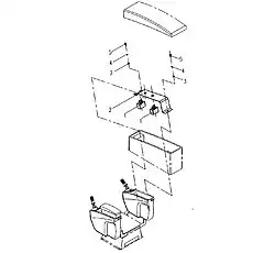 Тумблер - Блок «Электронная система 18»  (номер на схеме: 1)
