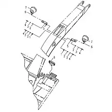 Болт M10x20-8.8-Zn.D - Блок «Электронная система 3»  (номер на схеме: 4)