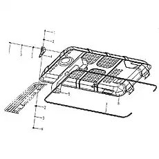Полоска резиновая - Блок «Капот двигателя»  (номер на схеме: 7)