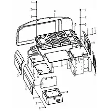 Шайба 10-140HV-Zn.D - Блок «Капот»  (номер на схеме: 3)
