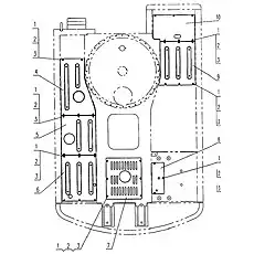 Шайба 10-140HV-Zn.D - Блок «Панель нижняя»  (номер на схеме: 3)