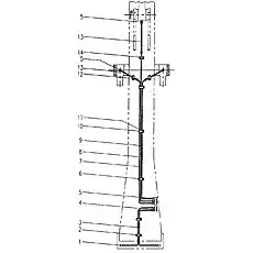 Трубка - Блок «Система смазки»  (номер на схеме: 9)