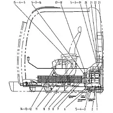 Шланг &#216;16 - Блок «Воздушный кондиционер 1»  (номер на схеме: 23)
