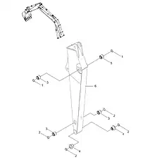 BUSHING - Блок «ARM 43C2426_000_00»  (номер на схеме: 3)