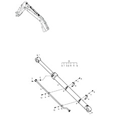 ARM CYLINDER ASSEMBLY 10C1918_000_00