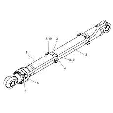 BOLT M12×70-10.9-DK - Блок «ARM CYLINDER ASSEMBLY 10C3144_000_00»  (номер на схеме: 9)