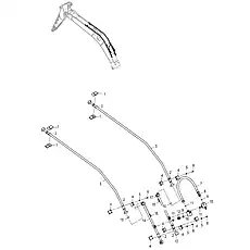 CONNECTOR M36X2-6H_G1-S - Блок «ATTACHMENT WORK LINES 11Y0554_000_00»  (номер на схеме: 12)