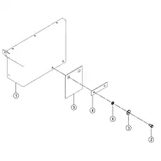 RUBBER PLATE - Блок «BAFFLE 48C3383_000_00»  (номер на схеме: 5)