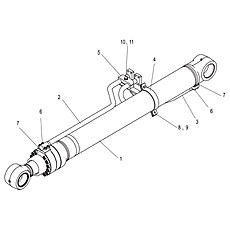 BOOM CYLINDER ASSEMBLY-RH 10C3143_000_00