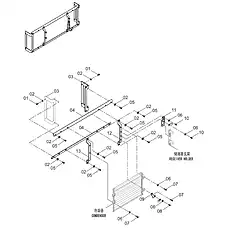 MOUNTING PLATE - Блок «BRACKET 46C6418_000_00»  (номер на схеме: 3)