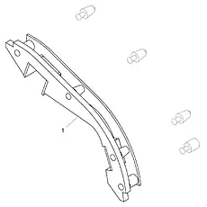 BRACKET - Блок «BRACKET-LH 22C0670_000_00»  (номер на схеме: 1)