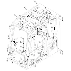 BOLT M6×16-8.8-DK - Блок «CAB GROUP 47C3685_000_00»  (номер на схеме: 37)