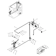 FUSE BOX - Блок «CAB WIRING ASSEMBLY 49C5135_000_00»  (номер на схеме: 3)