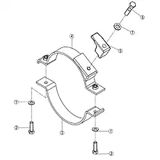 BOLT M10×35-10.9-DK - Блок «CLAMP 09C1126_001_00»  (номер на схеме: 2)