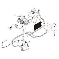 CONDENSER - Блок «COMPRESSOR 46C0752X19_000_00»  (номер на схеме: 10)