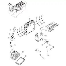 RADIO TR2029/87-24V - Блок «CONSOLE ASSEMBLY-RH 49C1144_000_00»  (номер на схеме: 10)