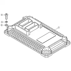 SCREW M6×20-4.8-ZN.D - Блок «CONTROLLER GROUP»  (номер на схеме: 4)