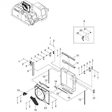 SPONGE - Блок «COOLING SYSTEM 40C4215_003_01»  (номер на схеме: 17)