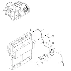 PLATE - Блок «COOLING SYSTEM 40C4215_003_04»  (номер на схеме: 3)