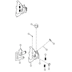 MOUNTING SUPPORT - Блок «COVER 37C1250_000_00»  (номер на схеме: 3)