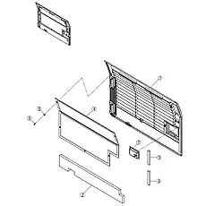 STRAINER - Блок «DOOR-LH 48C3395_000_00»  (номер на схеме: 4)