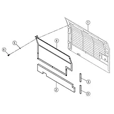 STRAINER - Блок «DOOR-LH 48C4219_000_00»  (номер на схеме: 4)