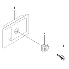 KEY - Блок «DOOR LOCK 48C2650_000_00»  (номер на схеме: 3)