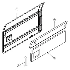 DOOR-RH - Блок «DOOR-RH 48C3396_000_00»  (номер на схеме: 1)