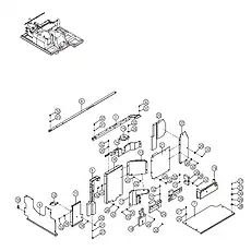 BAFFLE - Блок «ENGINE HOOD ASSEMBLY 44Y0208_000_03»  (номер на схеме: 17)