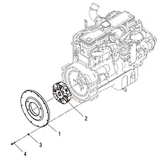 BOLT M10×50-10.9-DK - Блок «ENGINE MOUNTING 40C6165_000_01»  (номер на схеме: 4)