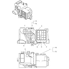 EVAPORATOR ASSEMBLY 46C5189_000_00