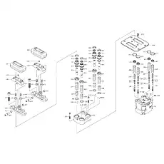 HEX SCREW JIS B 1176 SB-M8-16 - Блок «FOOT PILOT VALVE 12C4904_000_00»  (номер на схеме: 171)