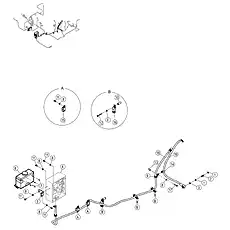 BRACKET - Блок «FRAME WIRING ASSEMBLY 49C0276_000_01»  (номер на схеме: 5)