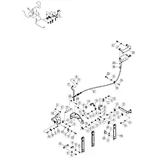 MOUNTING PLATE - Блок «FRAME WIRING ASSEMBLY 49C5134_000_03»  (номер на схеме: 10)